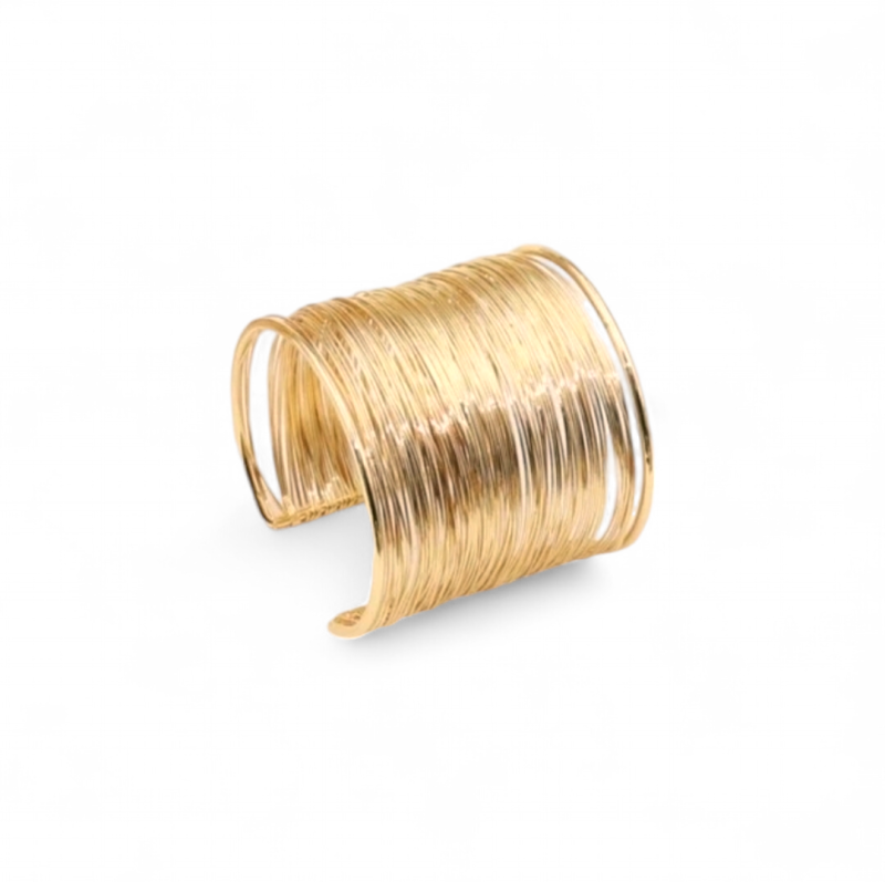 Brazalete Grillete Oro