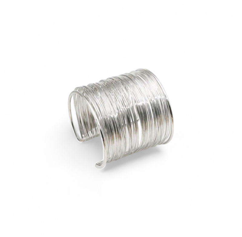 Brazalete Grillete Plata