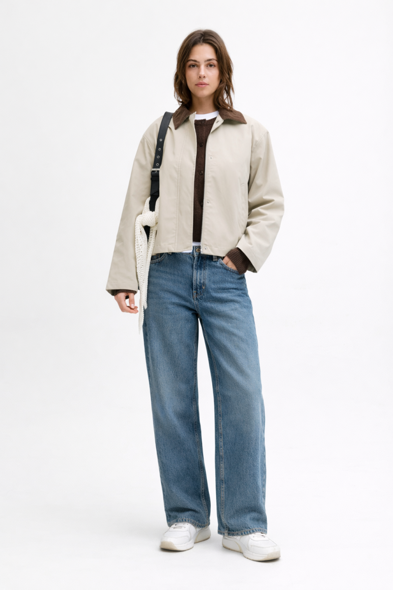 JXWilma Gabardina Crop - Imagen 2