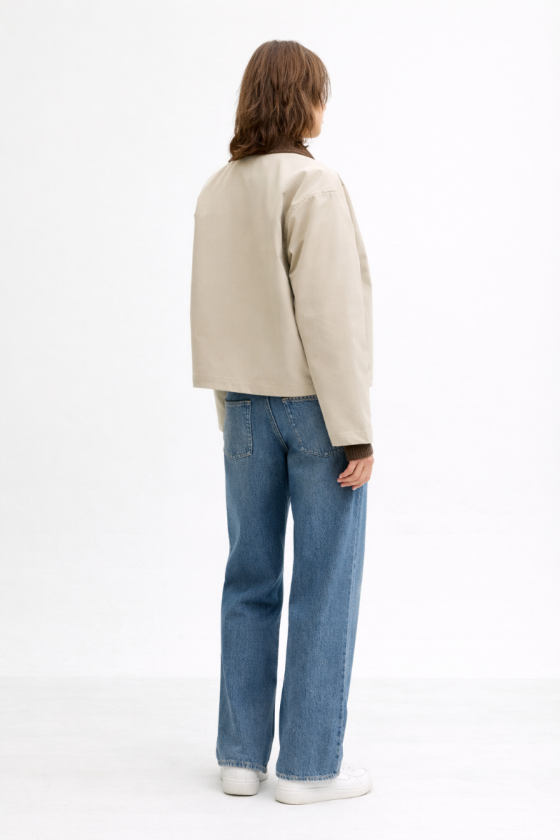 JXWilma Gabardina Crop - Imagen 3