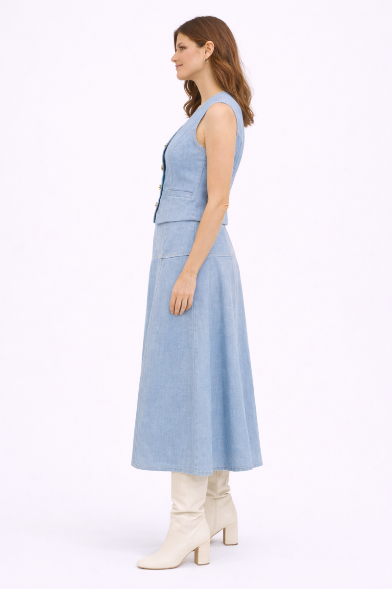 Falda Denim Alba - Imagen 3