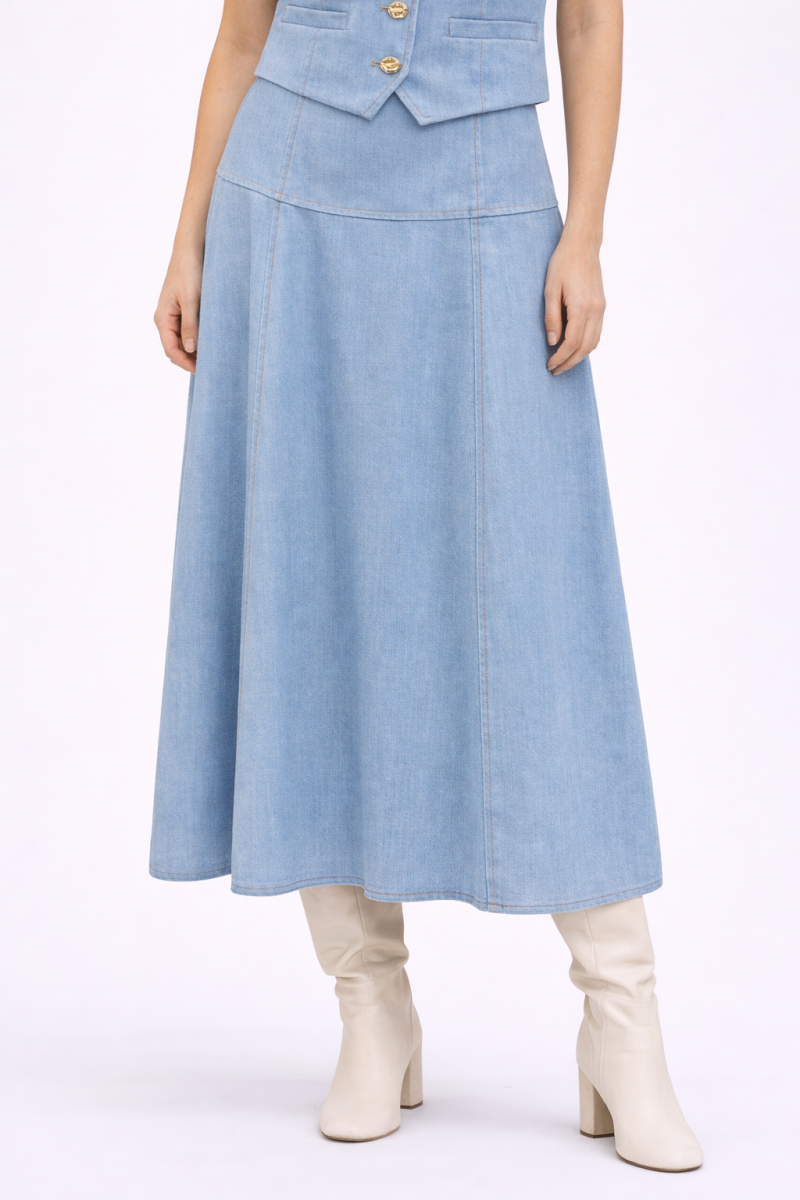 Falda Denim Alba - Imagen 2